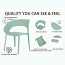 4 Piece Set Of Modern Designed Single Chairs With Folding Square Table