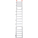 Ramp For Motorcycle / Lawn Mower / ATV, 2 In 1 Ramp And Tailgate Extender - Silver