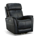 View - Power Swivel Recliner With Power Headrest
