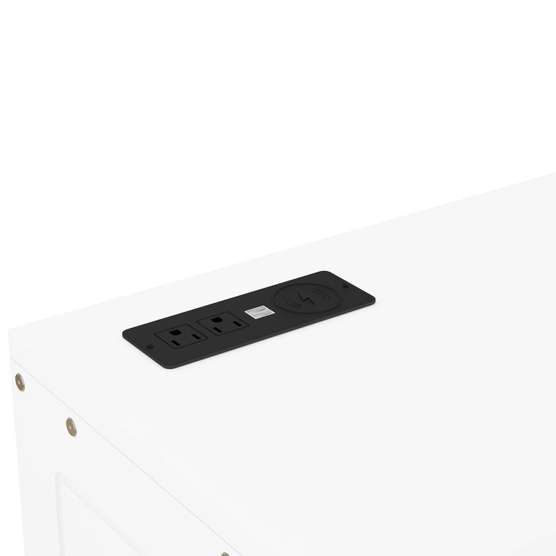 Murphy Bed With Shelves, Cabinets And USB Ports