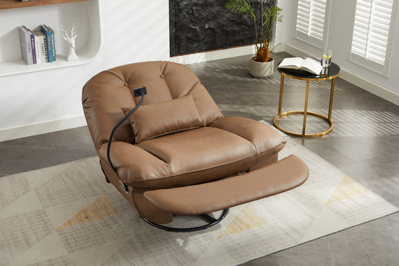 Power Recliner Swivel Glider USB Charger With Bluetooth Music Player, Sleep, Working, Game And Leisure