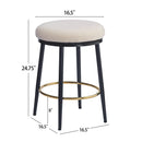 Stylish Design Counter Stools (Set of 2)