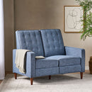 Manville - Contemporary Tufted Loveseat Pushback Recliner