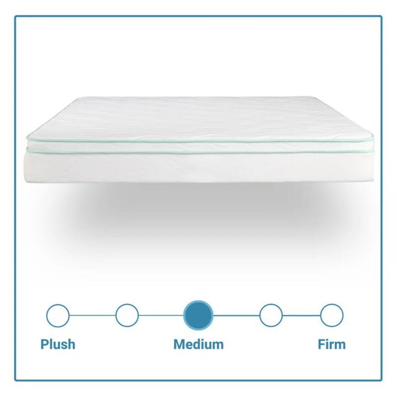 8" Medium Cool Gel Memory Foam Innerspring Hybrid Mattress