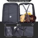 Expandable Hardshell Suitcase Double Spinner Wheels Luggage Sets