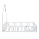 House Platform Bed With Guardrail