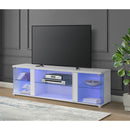 Chandra - 70" TV Stand With LED - Glossy White