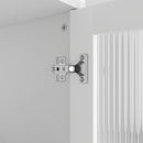 Modern Tech Inspired Dome Cabinet With LED Lighting