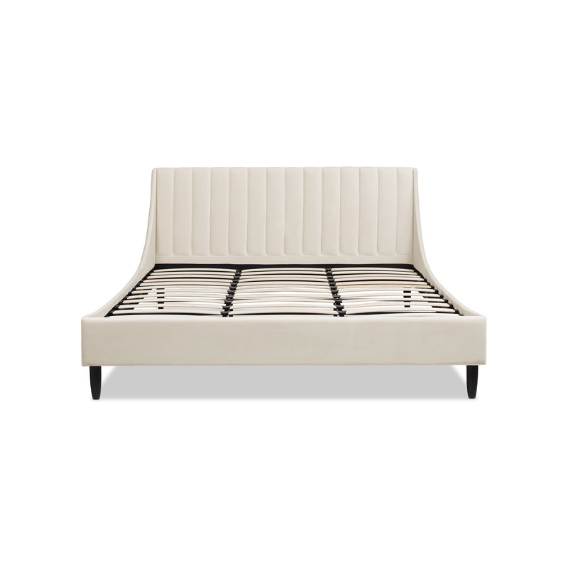 Aspen - Vertical Tufted Modern Headboard Platform Bed Set