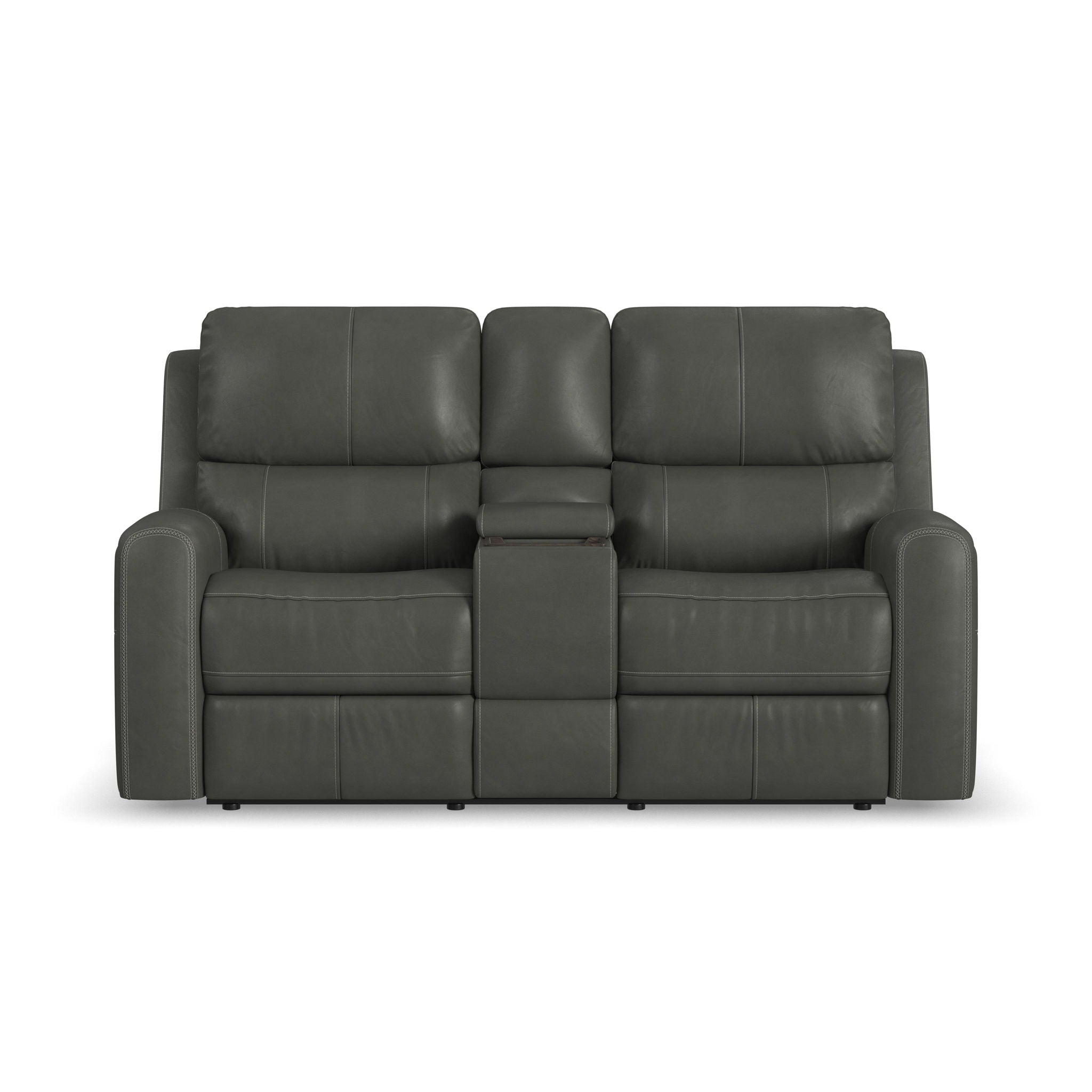 Linden - Power Reclining Loveseat With Console & Power Headrests & Lumbar