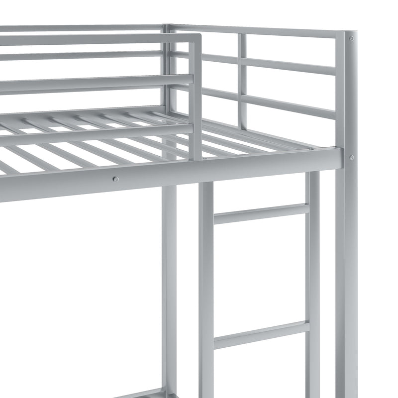 Metal Bunk Bed, Low Bunk Bed With Ladder