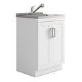 Kyle - Laundry Cabinet & Faucet And Stainless Steel Sink