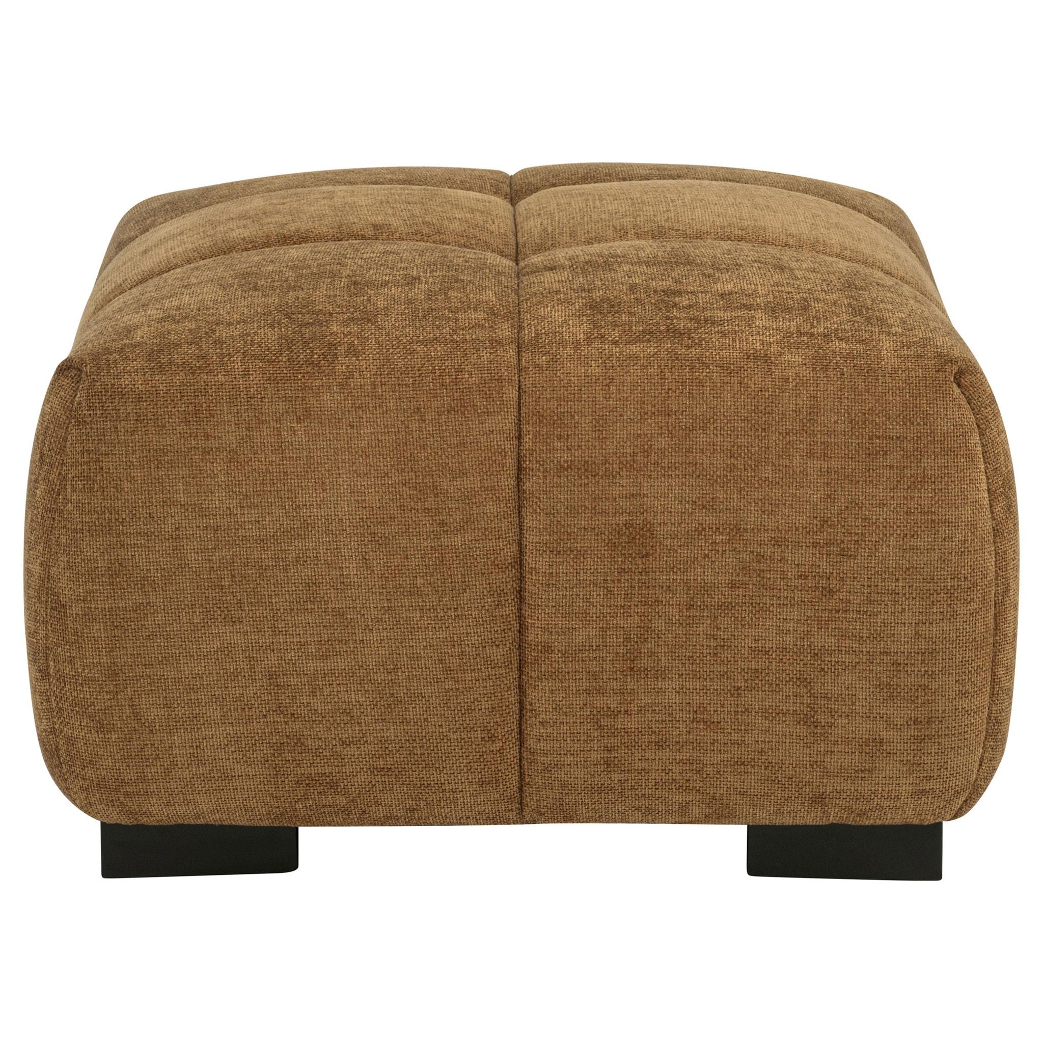 Octavia Upholstered Rectangular Ottoman Amber