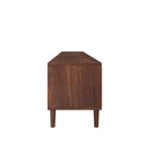 TV Stand With App-Controlled LED Lights, 2 Drawers & Door Storage