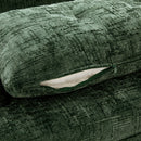 Modern Swivel Barrel Chair With Dual-Layer Cushion