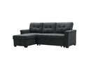 Kinsley - Sleeper Sectional Sofa Chaise With USB Charger And Tablet Pocket