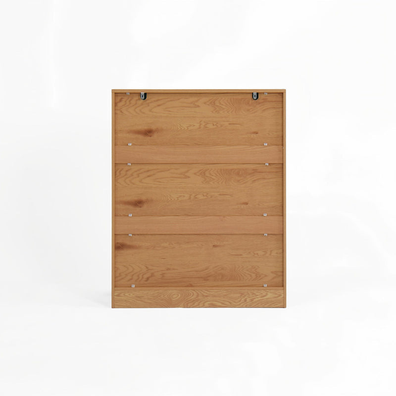 Freestanding Wooden Shoe Cabinet, 4 Tier Organizer With Drawer