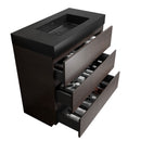 Alice - Bathroom Vanity With Large Storage Freestanding Bathroom Vanity, Sink For Modern Bathroom, One-Piece Sink Basin Without Drain And Faucet