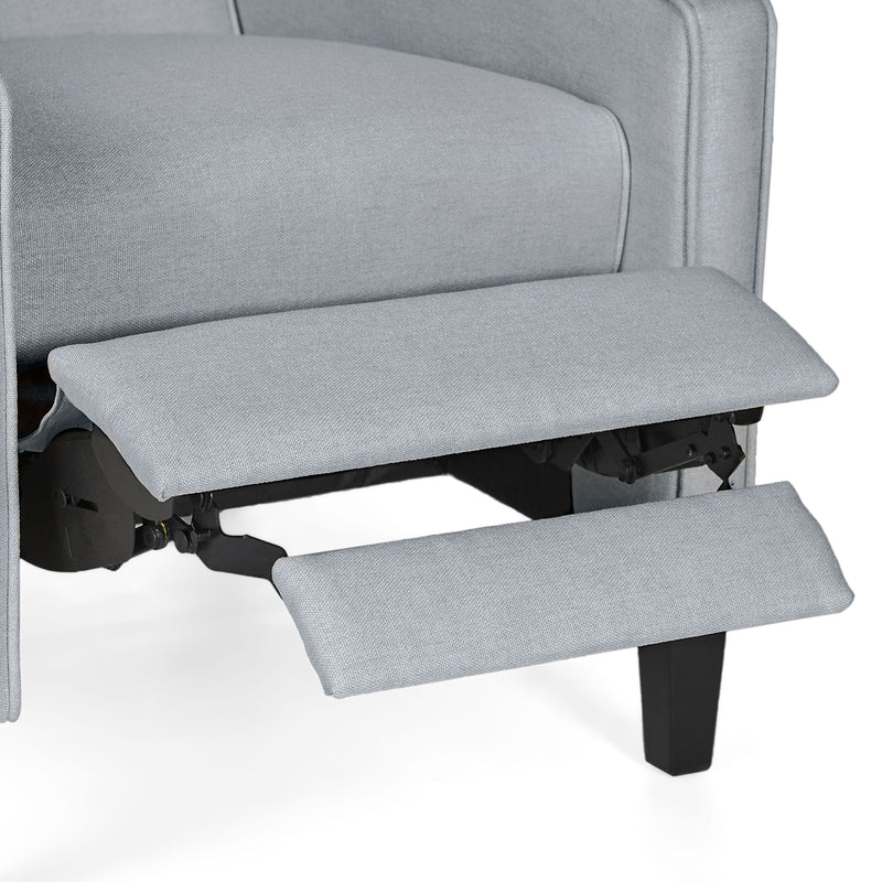 Minimalist Design Fabric Push Back Chair