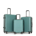 3 Piece Luggage Sets Lightweight Suitcase With Two Hooks, Spinner Wheels, Tsa Lock