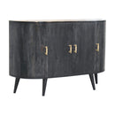 Quad - T Bar Cabinet - Ash Black