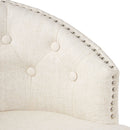 360 Degree Swivel Bar Stool With Stunning Nailhead Trim (Set of 2)