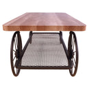 Francie - Coffee Table - Oak & Antique Gray