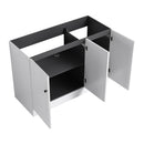 Modern Freestanding Bathroom Vanity With Soft Close Cabinet Doors