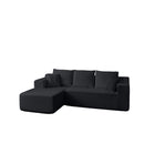 Modular Cloud Sectional Couch With L Shape Chaise, Deep Seat