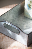 Decorative Galvanized Nesting Trays (Set of 3) - Gray