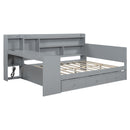 Daybed With 3 Drawers USB Ports And Desk