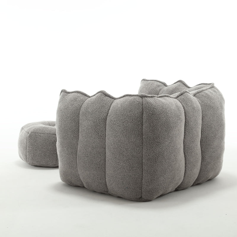 Soft Bean Bag Chair With High Resilient Foam (Chips)