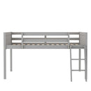 Low Loft Bed With Adjustable Ladder