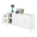 4 Door Sideboard Storage Cabinet With Door Shelf