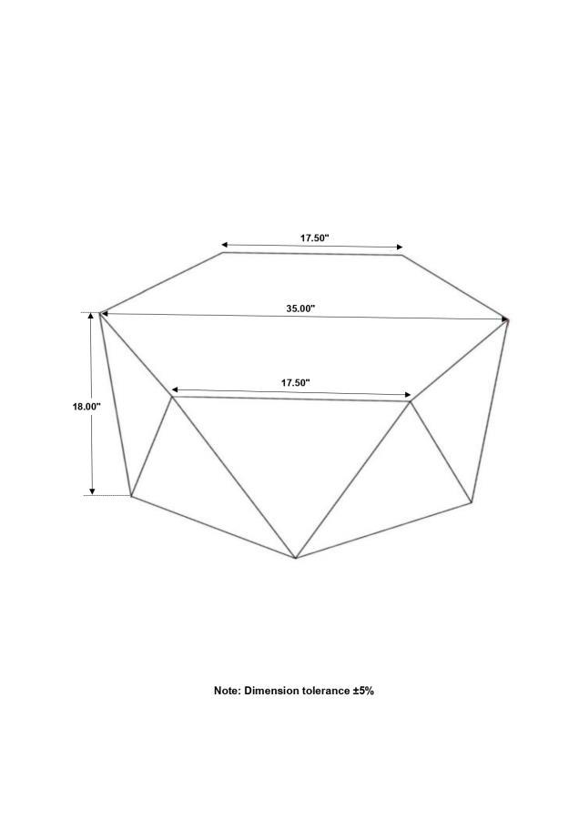 Zalika - Hexagonal Coffee Table - Natural