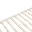 Queen Size Wood Storage Platform Bed with 2 Drawers, Rattan Headboard and Footboard, White