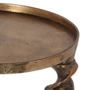 Bohemian Industrial Drill Table L - Antique Brass