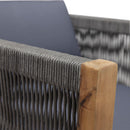 Charlotte - Outdoor And Rope 4 Seater Chat Set With Cushions - Teak