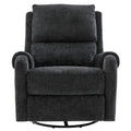 Manual Recliner Massage Chair With Swivel Rocker, 8 Massage Modes, Side Storage Pocket