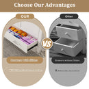 43" Bathroom Vanity, Multi Functional Cabinet - White