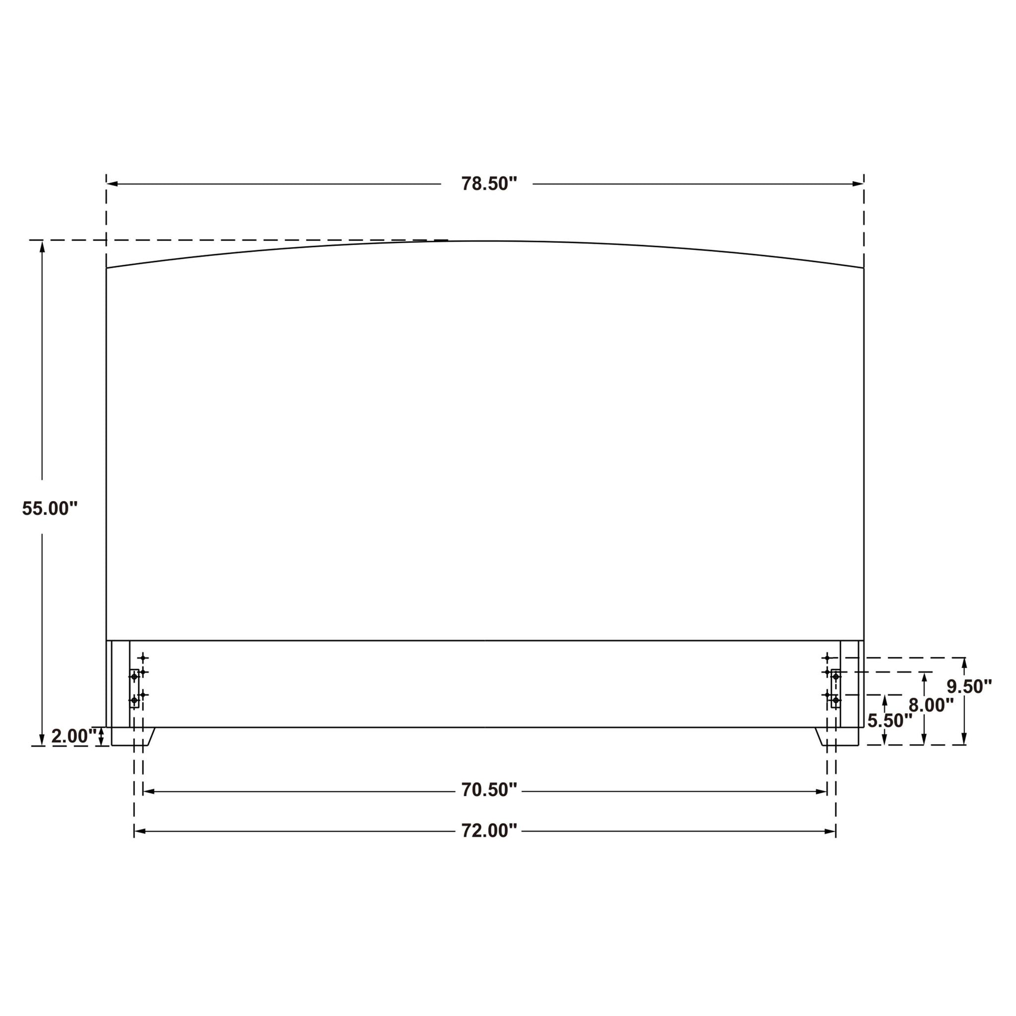 Laughton Woven Banana Leaf California King Headboard Amber
