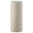 Sonya - 5-Drawer Upholstered Bedroom Chest Of Drawers - Ivory