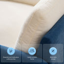 Oversized Single Sofa Chair Wide And Deep Seat, Modern Upholstered Comfy Blocking Couch Lounge With Pillows