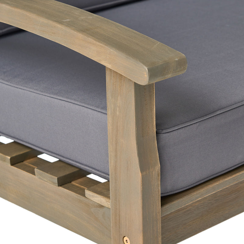 4 Person Outdoor Seating Group With Water Resistant Cushions