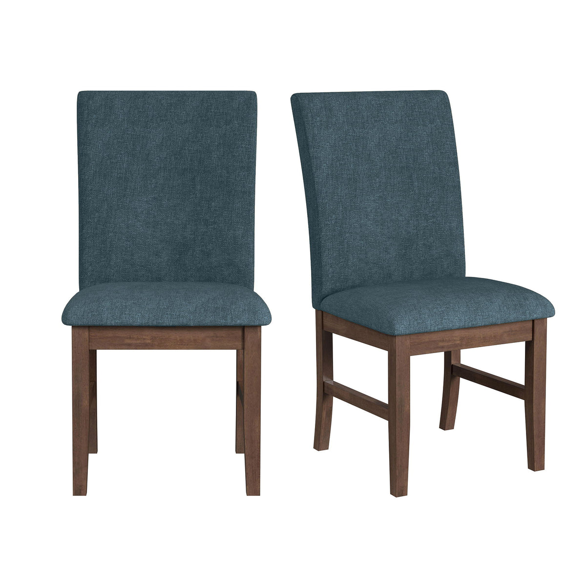 Santa Barbara Fabric Dining Side Chair (Set of 2) in Blue by Elements International, view 2