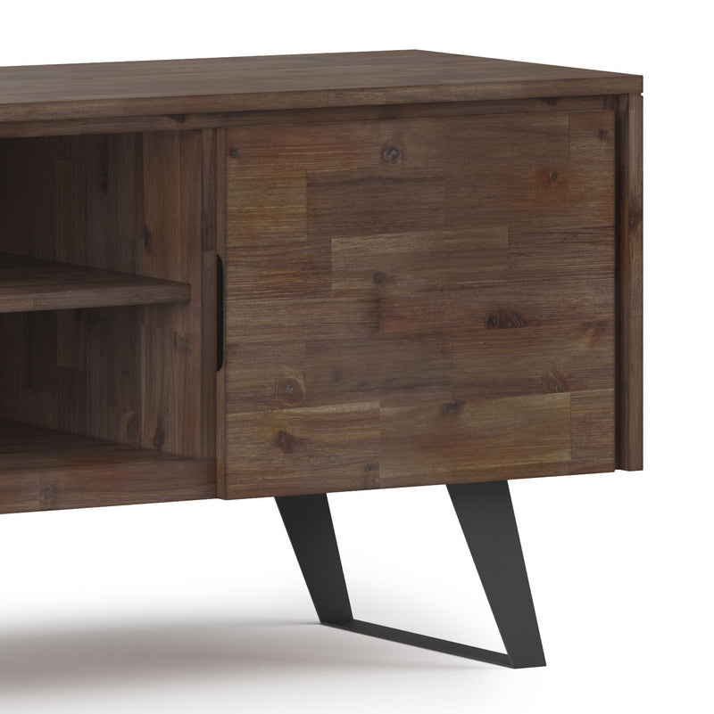 Lowry - TV Media Stand - Rustic Natural Aged Brown