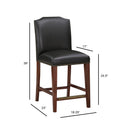 Blaire - Stationary Counter Stool With Nail Heads