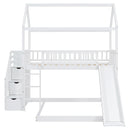 House Bunk Bed With Slide