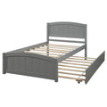 Platform Bed & Headboard, Footboard And Wood Slat Support
