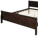 Platform Bed Frame Mattress Foundation Sleigh Bed With Headboard / Footboard / Wood Slat Suppor